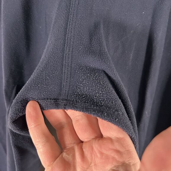 Lululemon Pants Women's 34 Navy Blue Pull On Stretchy Pockets Pleated - Picture 5 of 11